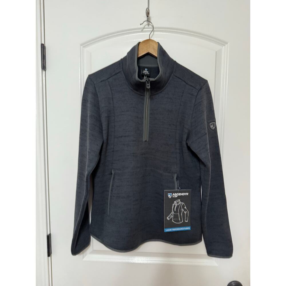 NWT Kuhl Ascendyr 1/4 Zip Women's Size M Shadow